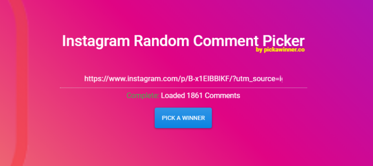 random comment picker