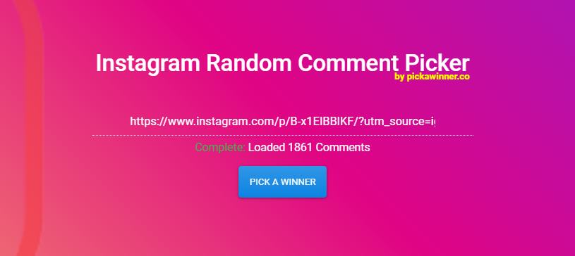 Random comment picker