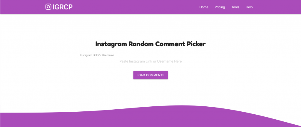 Random Comment Picker Tool