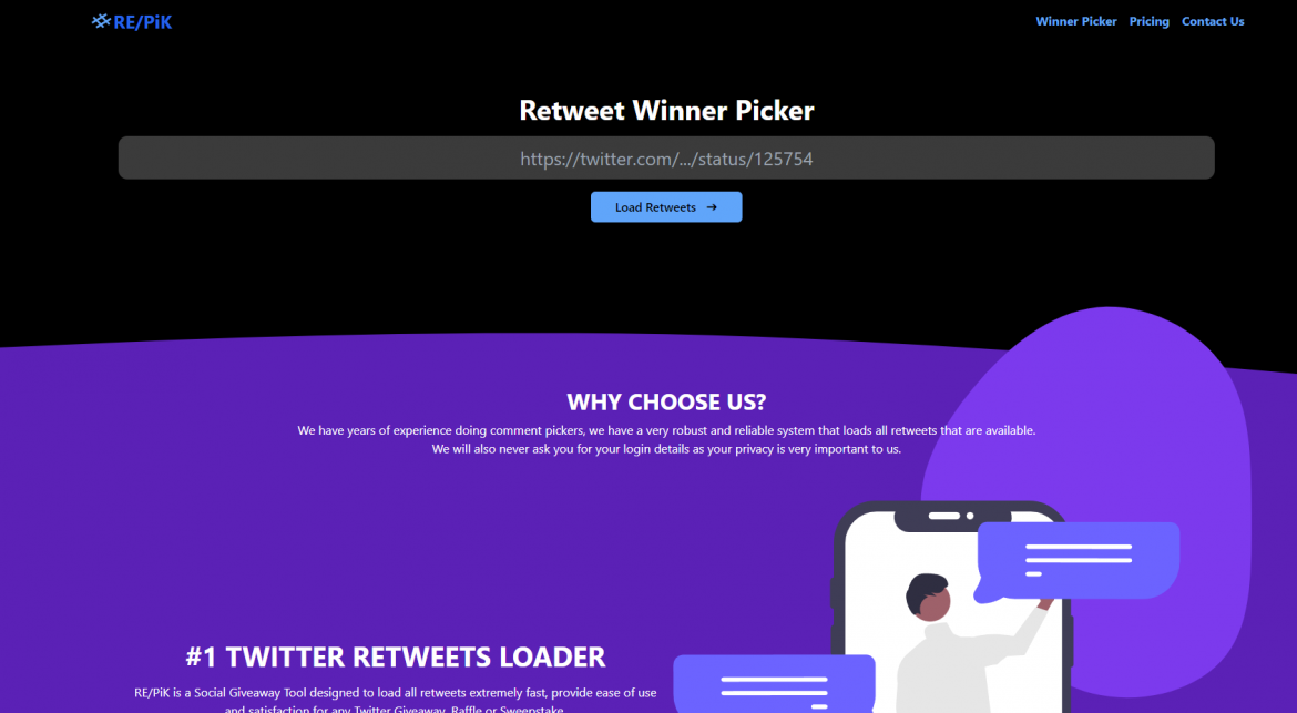 Twitter Picker - Free Retweet Picker